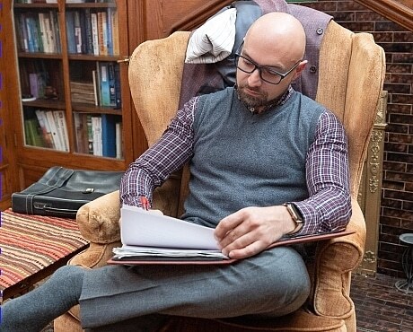 Close Study | THE PROFESSOR Vol. 1 Adam Snow Noah White  Bareback gallery photo 1