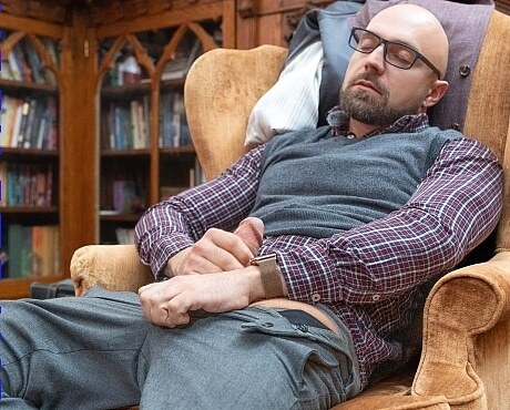 Close Study | THE PROFESSOR Vol. 1 Adam Snow Noah White  Blond gallery photo 1